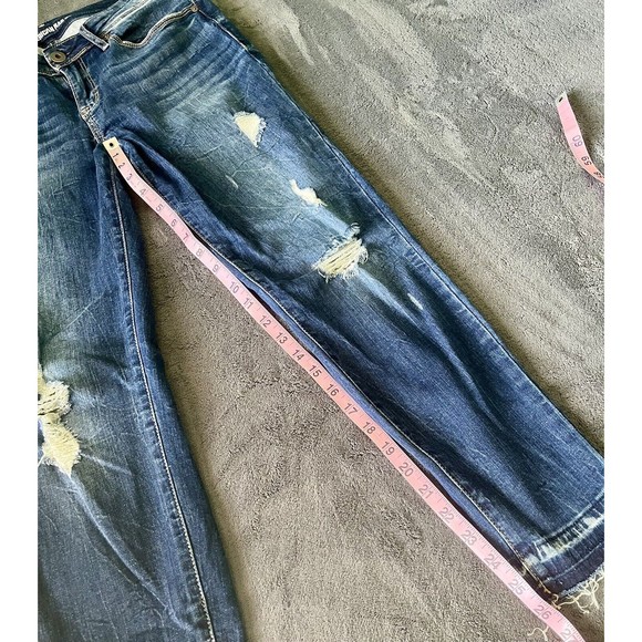 American Rag Cie Womens Jeans 7 Juniors Low Rise Lightly Worn - Picture 5 of 6